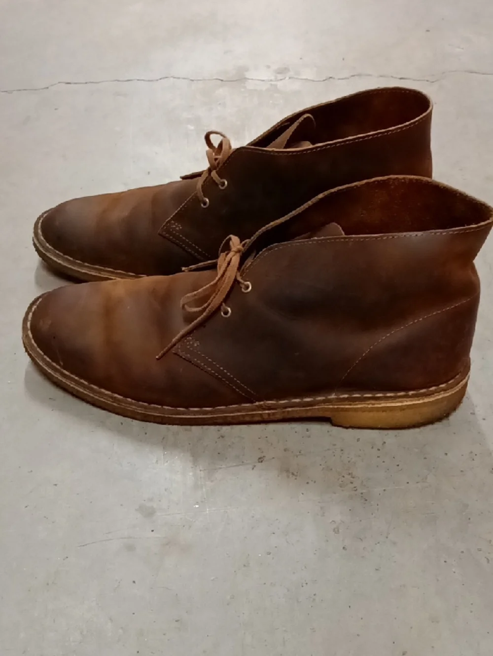 Clark's OG Originals Distressed Oiled Gum Sole Desert Boots Size 13